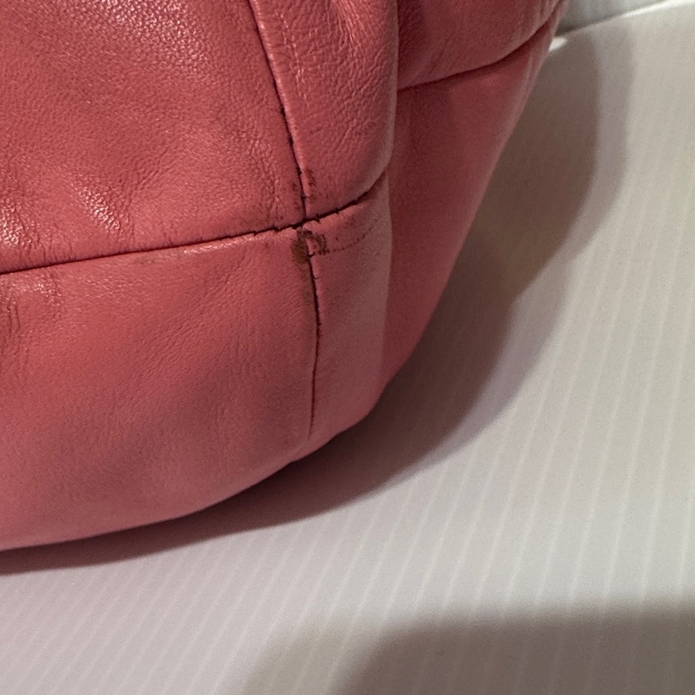 LOW START IN SHOW ONLY Coach Kristen Leather Hobo – Style F22309 – Pink - Picture 8 of 16